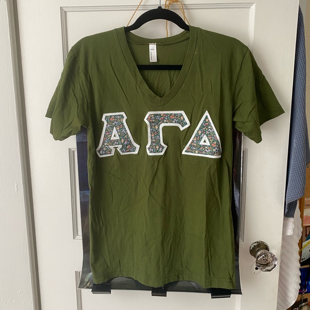 Alpha Gamma Delta Hard Letters Shirt